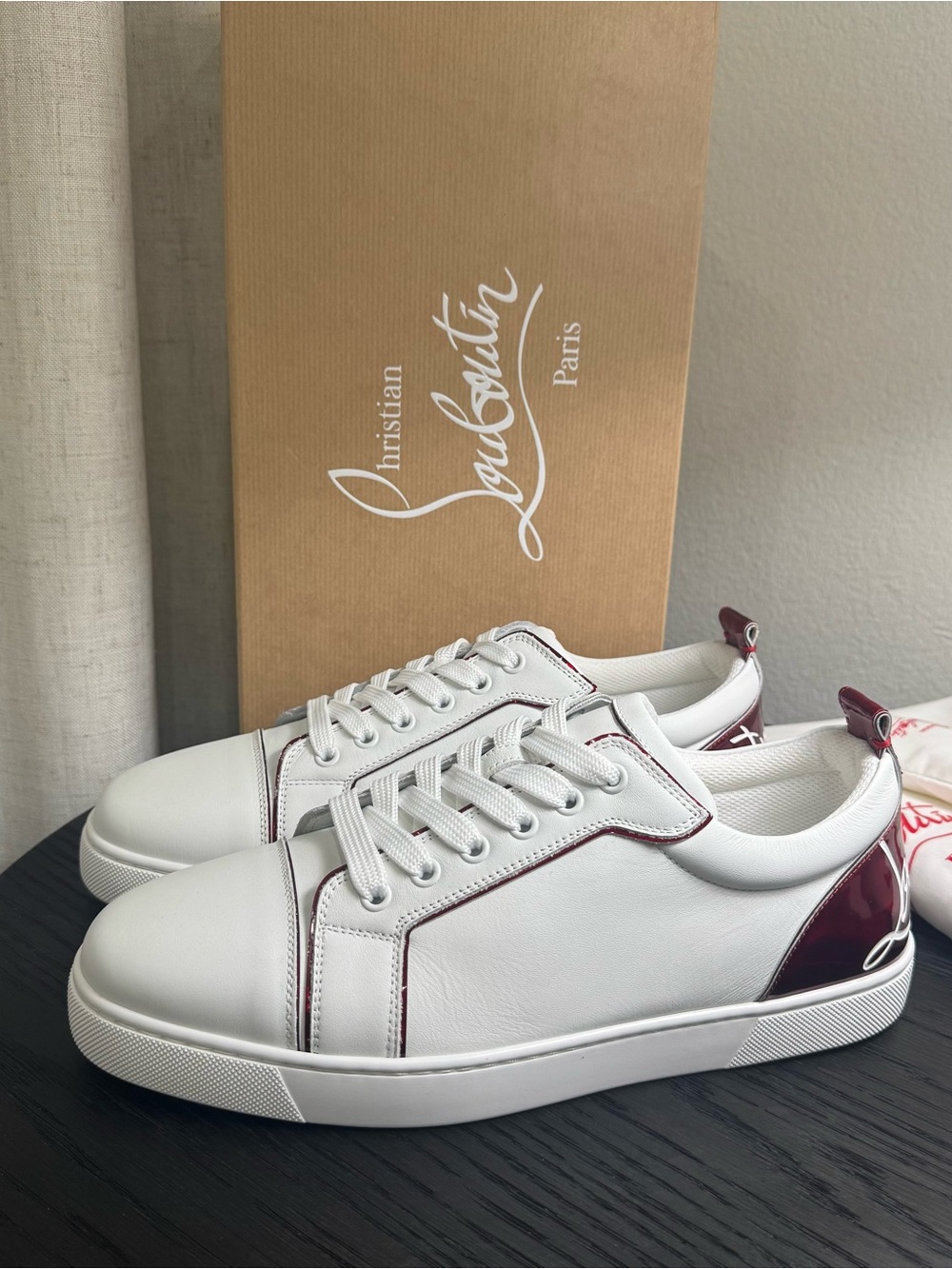 Christian Louboutin Fun Louise Junior Sneakers White/Loubi